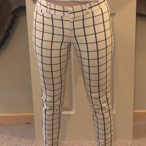 Banana Republic Trousers Sloan window pane